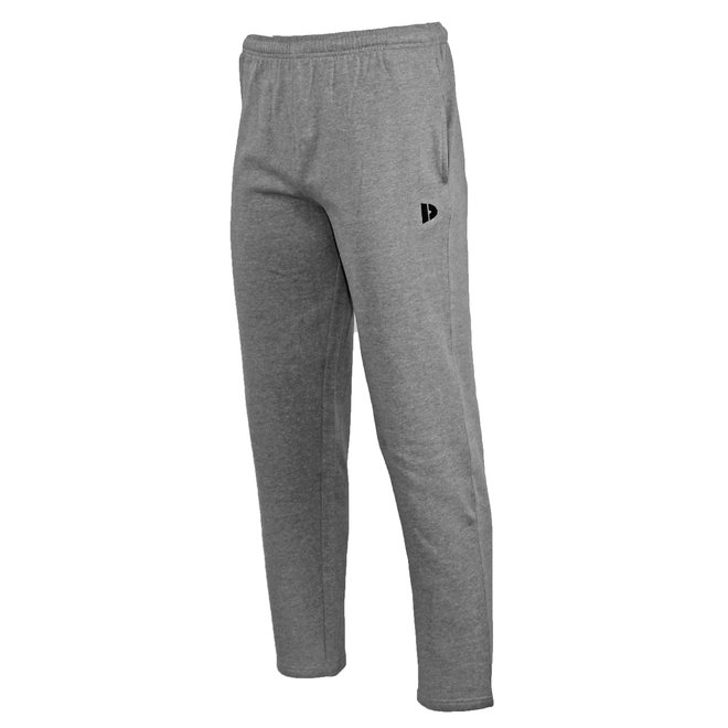 Donnay Heren - 2-Pack - Joggingbroek Wess - Zwart & Zilvergrijs