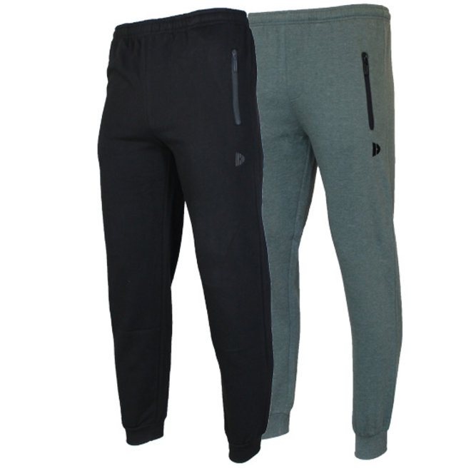 Donnay Heren - Joggingbroek Jack - Zwart & Legergroen Nederland