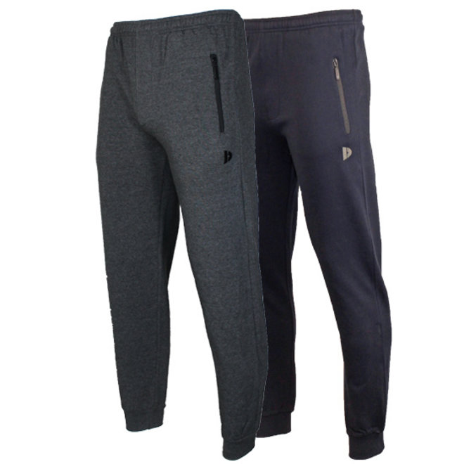 Donnay Heren - 2-Pack - Joggingbroek Jack - Donkergrijs & Navy