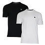 Donnay Heren - 2-Pack - T-Shirt Vince - Zwart & Wit