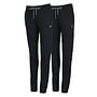 Donnay Dames - 2-Pack - Joggingbroek rechte pijp Lily - Zwart