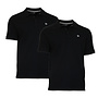 Donnay Heren - 2-Pack - Polo shirt Noah - Zwart