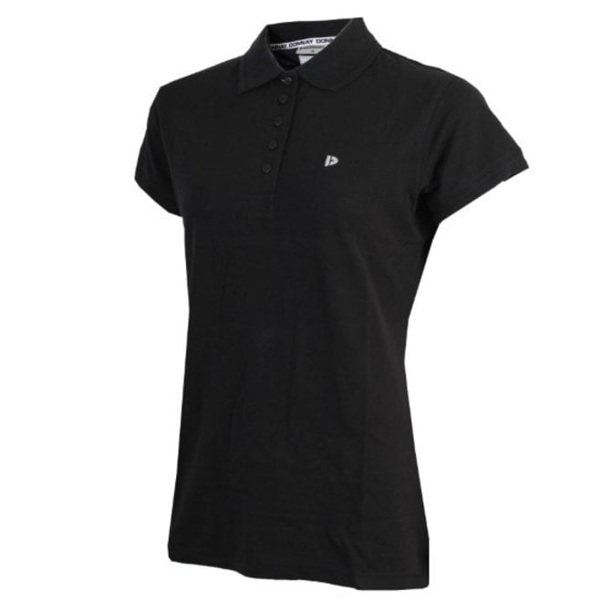 Donnay Dames - Polo Shirt Lisa - Zwart