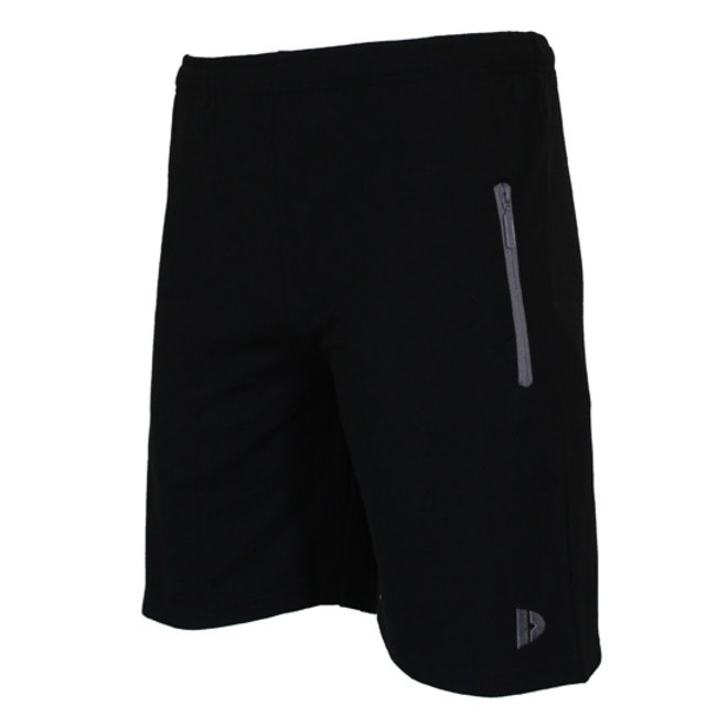 Donnay Heren - 2-Pack - Korte joggingbroek Nick - Zwart & Legergroen