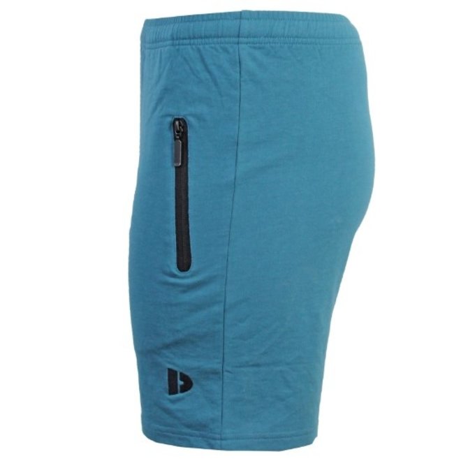 Donnay Heren - 2-Pack - Korte joggingbroek Nick - Legergroen & Vintage Blauw