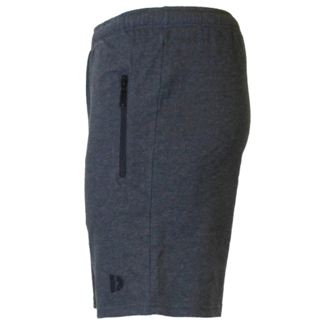 Donnay Heren - 2-Pack - Korte joggingbroek Nick - Zwart & Donkergrijs