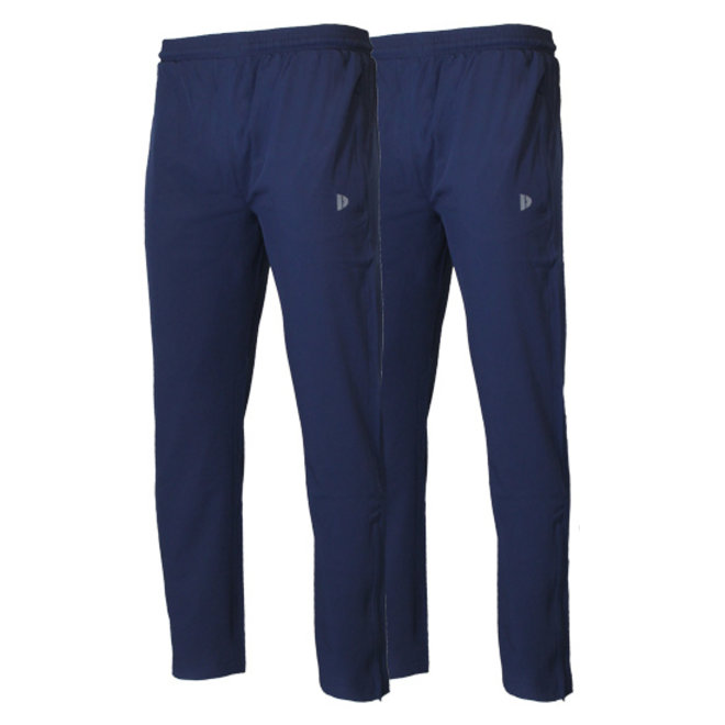 Donnay Heren - 2-Pack - Alex Stretch Trainingsbroek - Donkerblauw