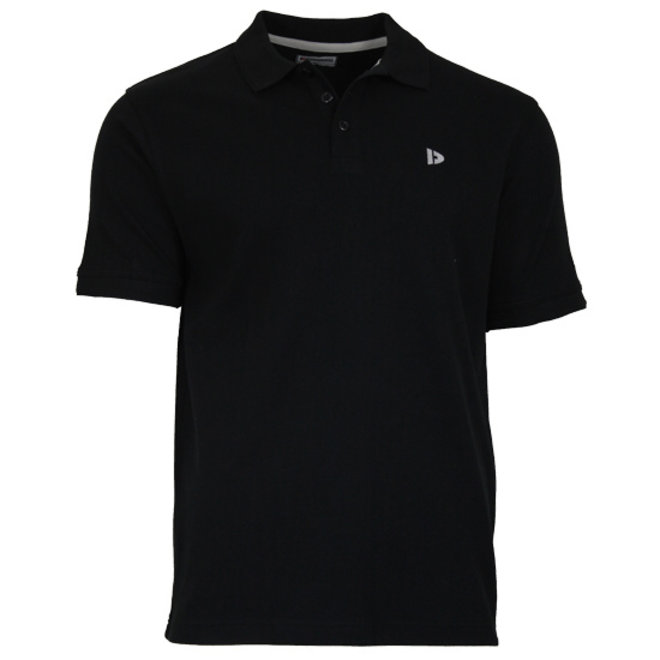 Donnay Heren - 3-Pack - Polo shirt Noah - Wit / Zwart / Donkergrijs
