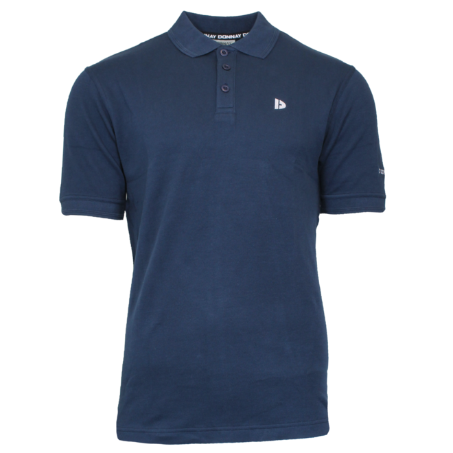 Donnay Heren - 3-Pack - Polo shirt Noah - Navy / Donkergrijs / Rood