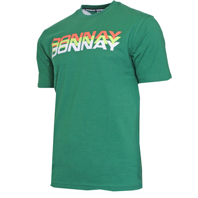 Donnay Heren - 2-Pack - T-Shirt Daks + Vince - Bosgroen & Zwart