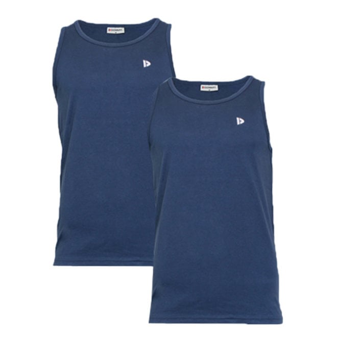 Donnay Heren - 2-Pack - Singlet James - Navy