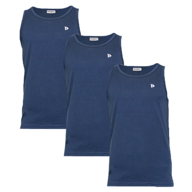 Donnay Heren - 2-Pack - Singlet James - Navy