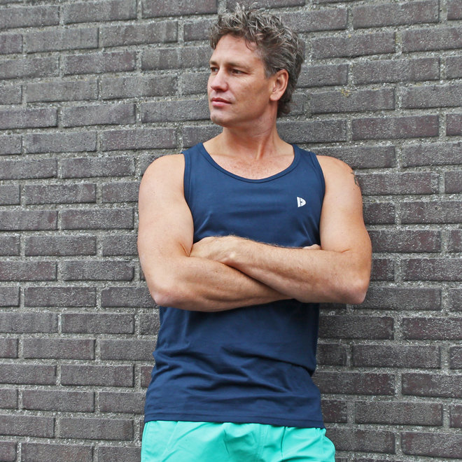 Donnay Heren - 4-Pack - Singlet James - Navy