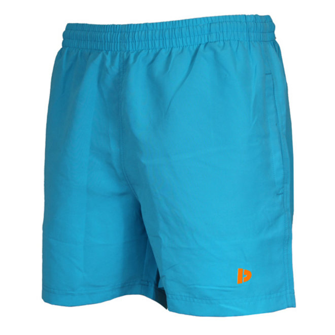 Donnay Heren - 2-Pack - Zwemshort Toon & Kay - Sea Blue & Koraal Rood