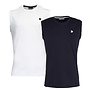 Donnay Heren - 2-Pack - Mouwloos T-shirt Stan - Wit & Navy
