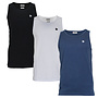 Donnay Heren - 3-Pack - Singlet James - Zwart/Wit/Navy