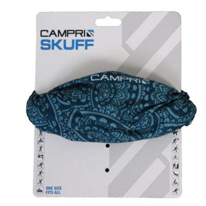 Campri Unisex - Fleece Nekwarmer - Blauw/Zwart