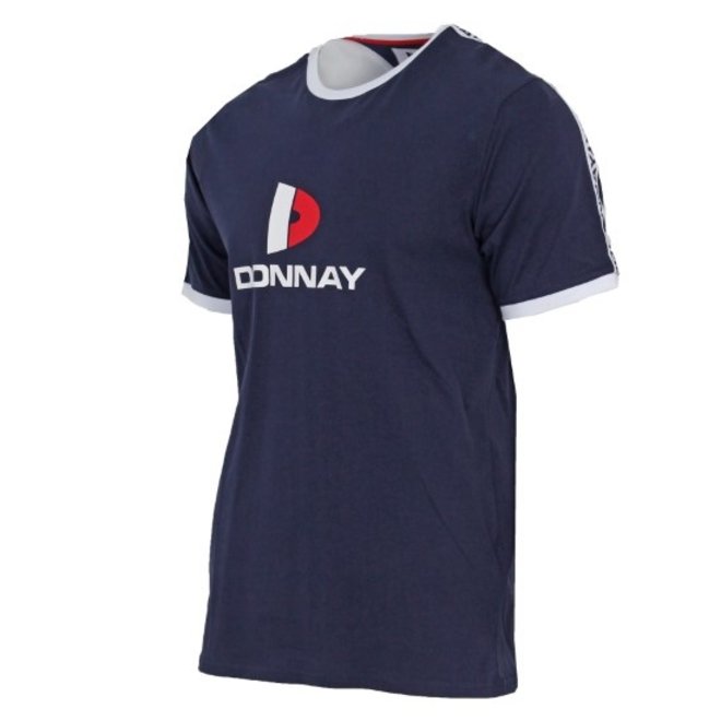 Donnay Heren - Limited Edition - Taped Ringer T-shirt - Navy