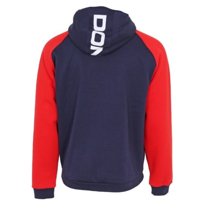 Donnay Heren - Limited Edition - Zipped Hoodie - Navy / Rood