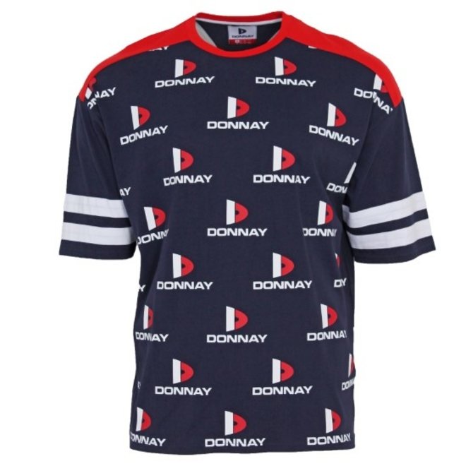 Donnay Heren - Limited Edition - Boxy AOP T-shirt - Navy