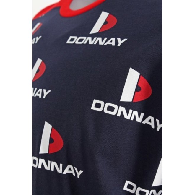 Donnay Heren - Limited Edition - Boxy AOP T-shirt - Navy