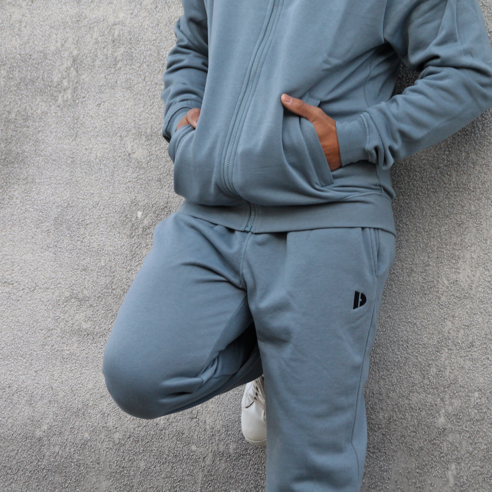 Donnay - Joggingbroek met elastiek - Sportbroek - Heren - Maat S - Blue grey (069)