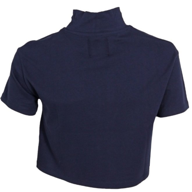 Donnay Dames - Limited Edition - Cropped T-Shirt met hoge kraag - Navy