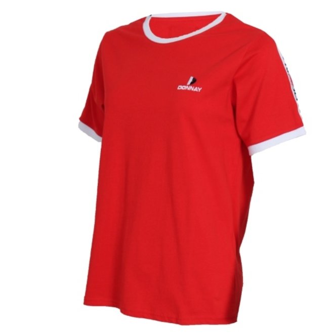 Donnay Dames - Limited Edition - Taped Ringer T-shirt - Rood