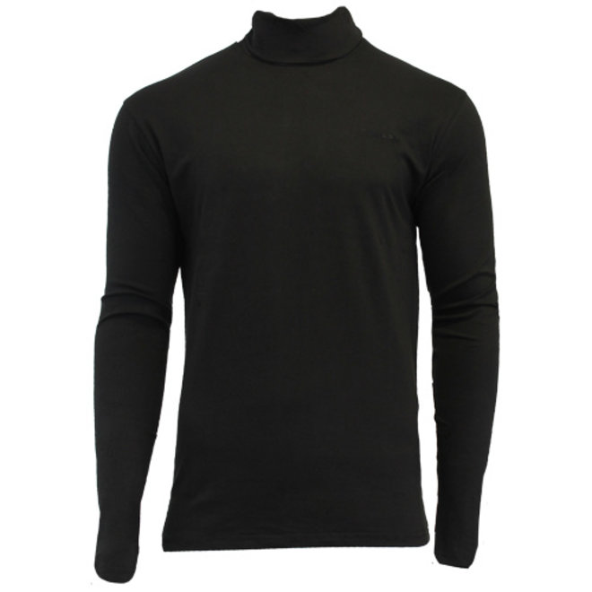 Campri Heren - 3-Pack - Skipully - shirt met col - Zwart