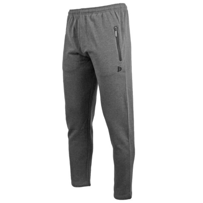 Donnay Heren - 2-Pack - Joggingbroek rechte pijp Sky - Zilvergrijs & Donkergrijs