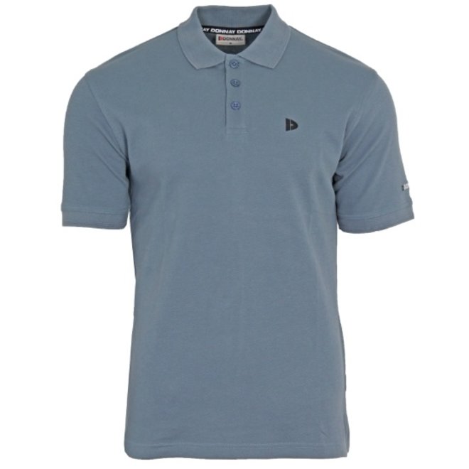 Donnay Heren - Polo shirt Noah - Blauwgrijs