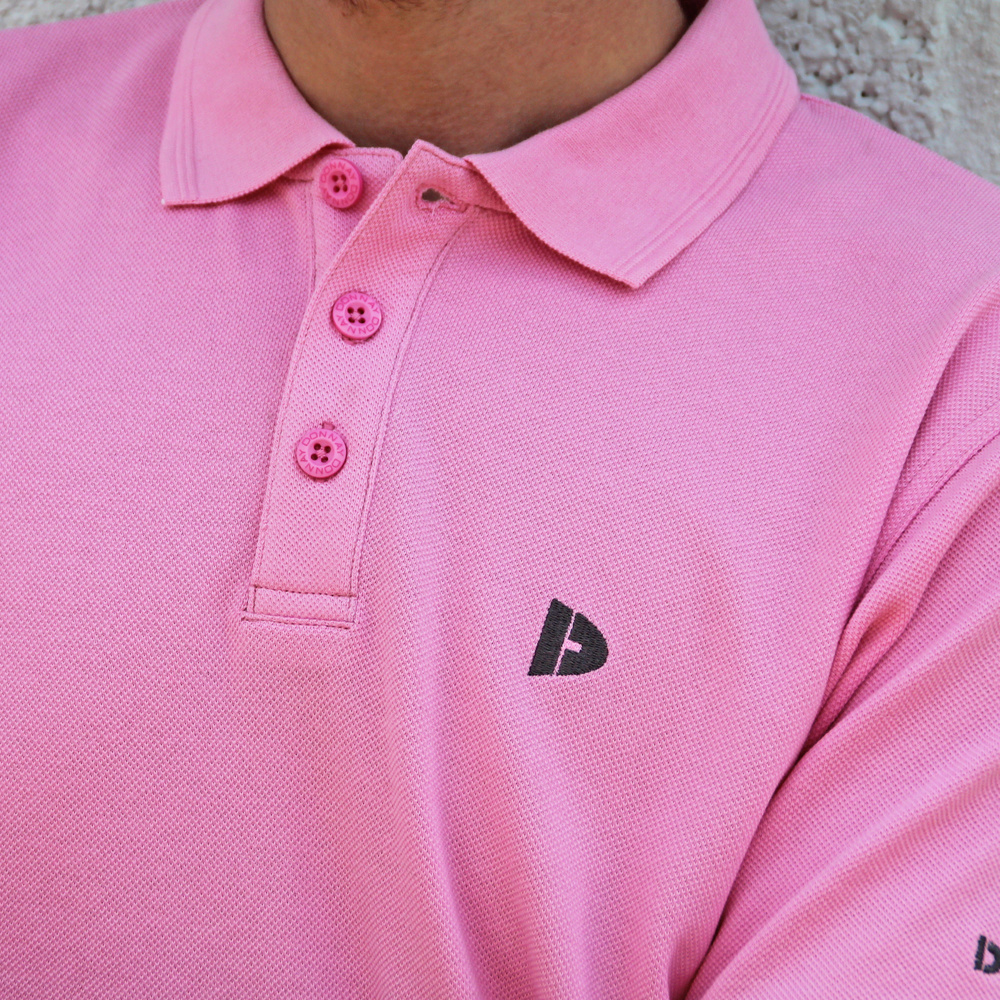 Donnay Polo - Sportpolo - Heren - Maat S - Soft Pink (334)