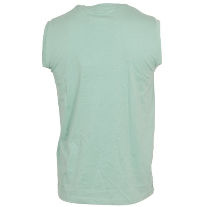 Donnay Heren - Mouwloos T-shirt Stan - Saliegroen