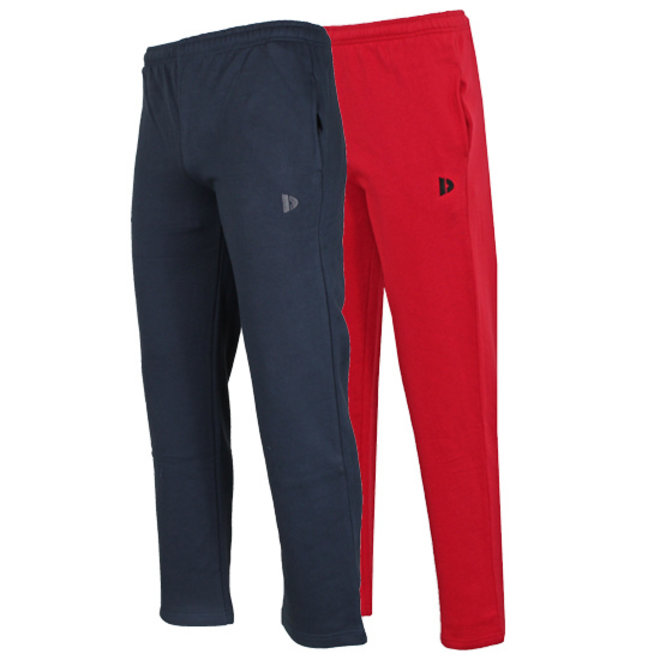 Donnay Heren - 2-Pack - Joggingbroek Wess - Navy & Donkerrood