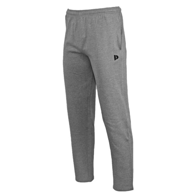 Donnay Heren - 2-Pack - Joggingbroek Wess - Zilvergrijs & Donkerrood