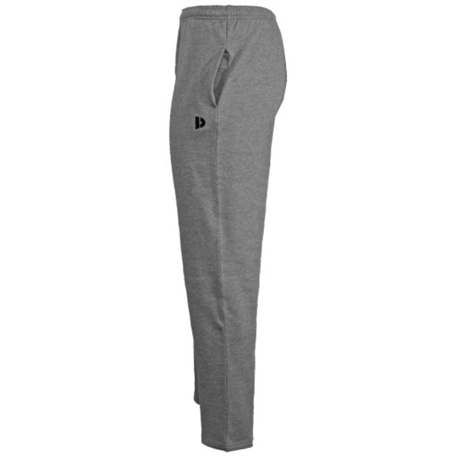 Donnay Heren - 2-Pack - Joggingbroek Wess - Zilvergrijs & Donkerrood