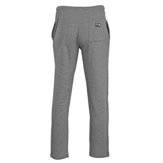 Donnay Heren - 2-Pack - Joggingbroek Wess - Zilvergrijs & Donkerrood