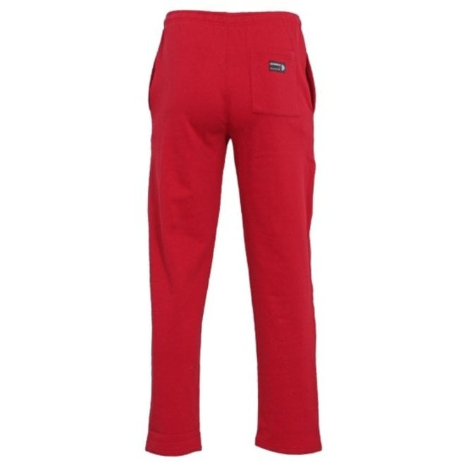 Donnay Heren - 2-Pack - Joggingbroek Wess - Zilvergrijs & Donkerrood