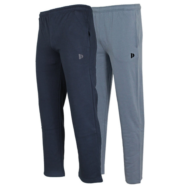 Donnay Heren - 2-Pack - Joggingbroek Wess - Navy & Blauwgrijs