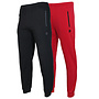 Donnay Heren - 2-Pack - Joggingbroek Jack - Zwart & Donkerrood
