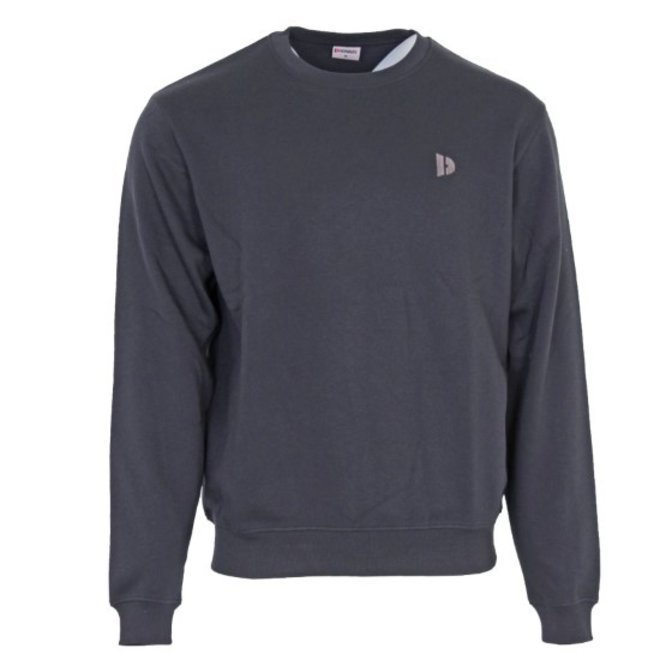 Donnay Heren - 2-Pack - Fleece Crew Sweater Dean - Navy & Lichtblauw