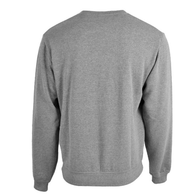 Donnay Heren - 2-Pack - Fleece Crew Sweater Dean - Zilvergrijs & Lichtblauw