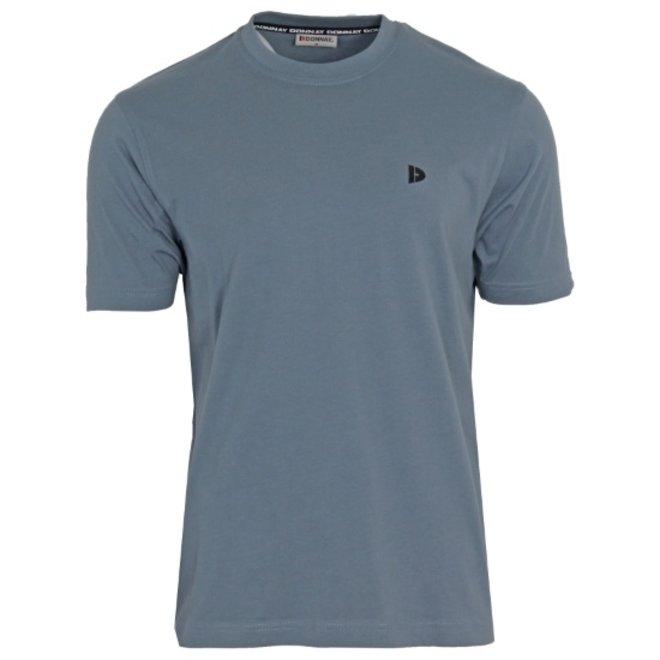 Donnay Heren - 3-Pack - T-Shirt Vince - Wit/Navy/Blauwgrijs