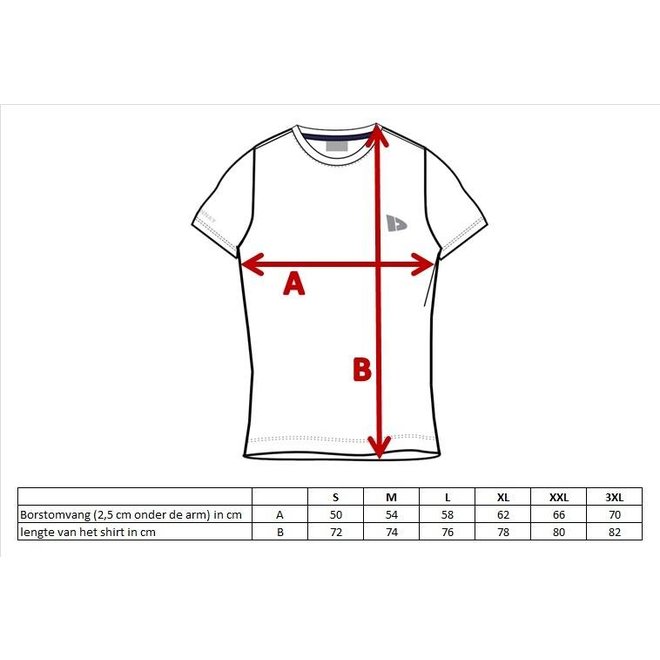 Donnay Heren - 3-Pack - T-Shirt Vince - Navy/Donkergrijs/Saliegroen