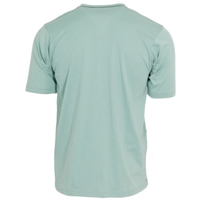 Donnay Heren - 2-Pack - T-Shirt Jason - Donkergrijs & Saliegroen