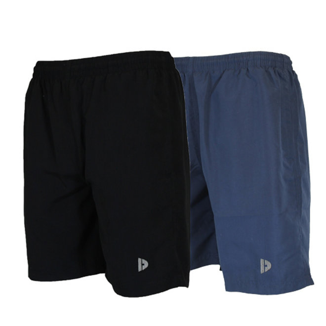 Donnay Heren - 2-Pack - Korte sportbroek Ian - Zwart & Navy