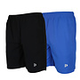 Donnay Heren - 2-Pack - Korte sportbroek Ian - Zwart & Cobalt