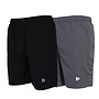 Donnay Heren - 2-Pack - Korte sportbroek Ian - Zwart & Donkergrijs