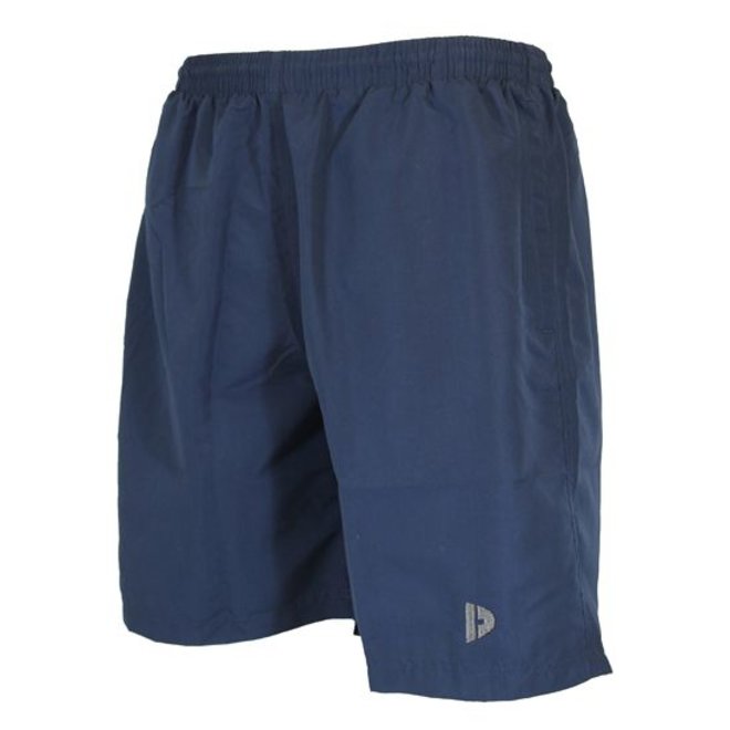 Donnay Heren - 2-Pack - Korte sportbroek Ian - Navy & Sea Breeze