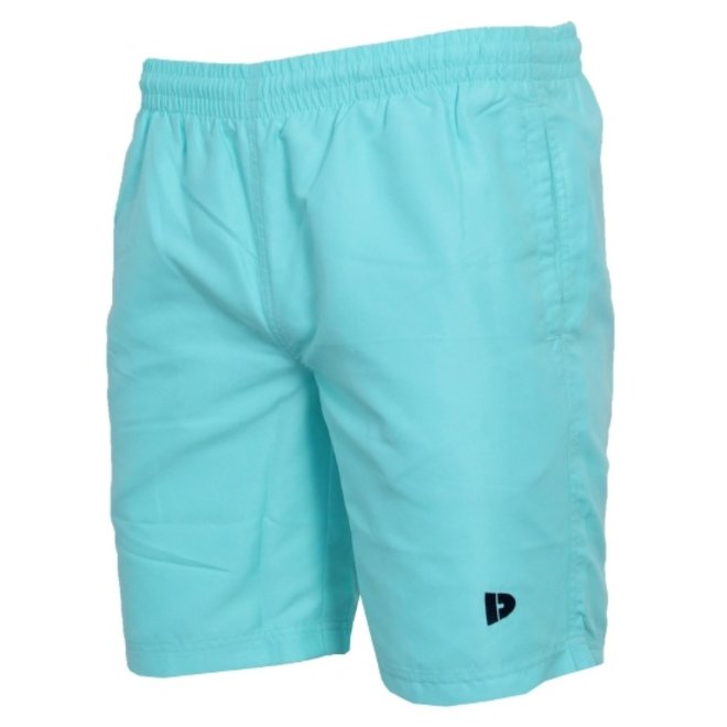 Donnay Heren - 2-Pack - Korte sportbroek Ian - Donkergrijs & Sea Breeze